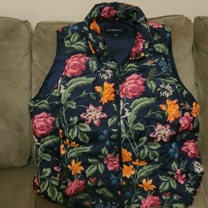 Floral Women's Puffer Vest